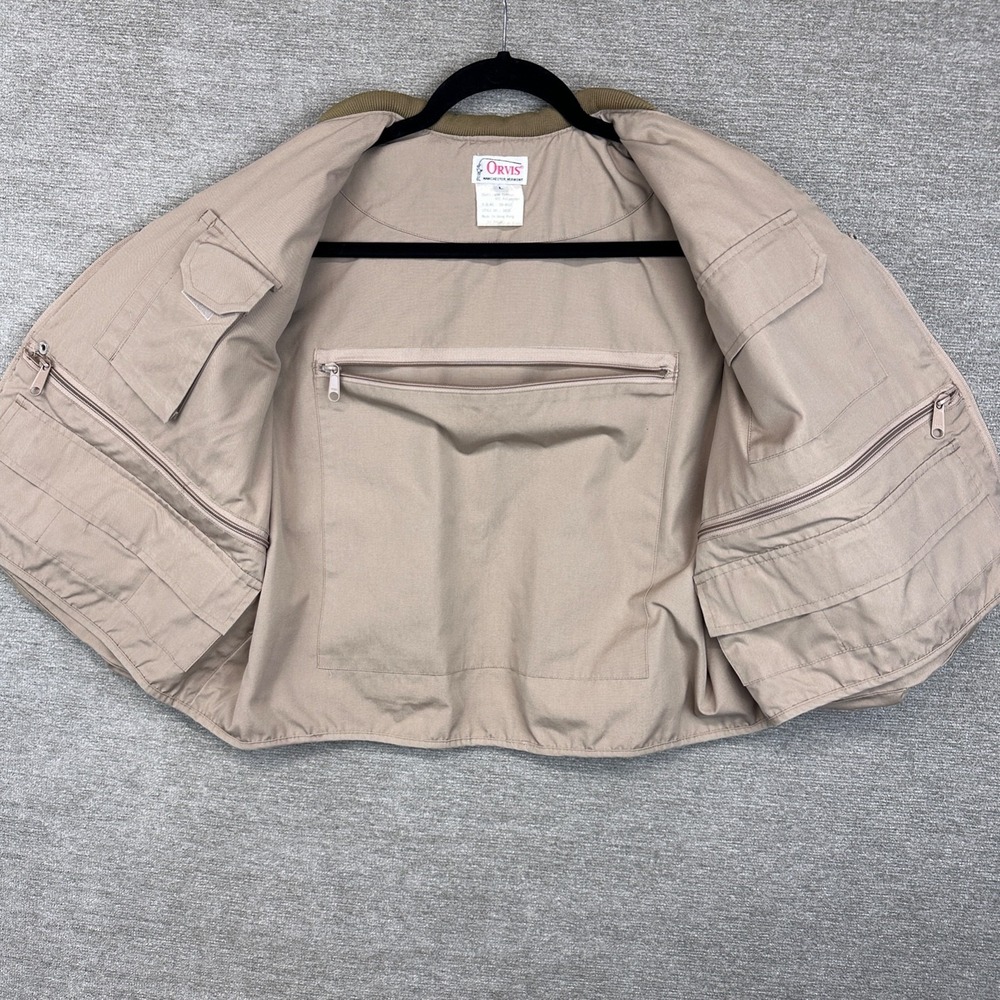Vintage Orvis Fly Fishing Hunting Safari Photography Super Tac-L-Pac Vest Large - Picture 4 of 15